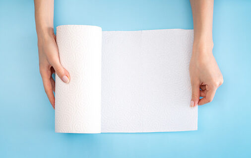 white roll paper towel for kitchen and home
