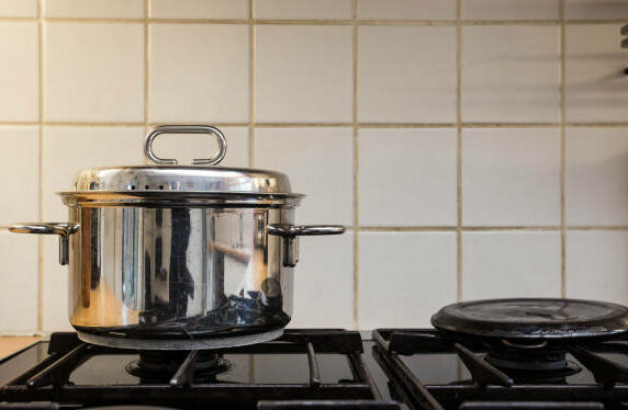 Cooking Is Easier in A Pressure Cooker in Kitchen