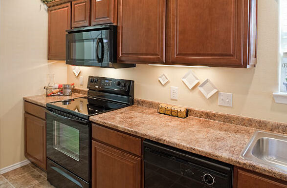 how do you update a kitchen with brown granite
