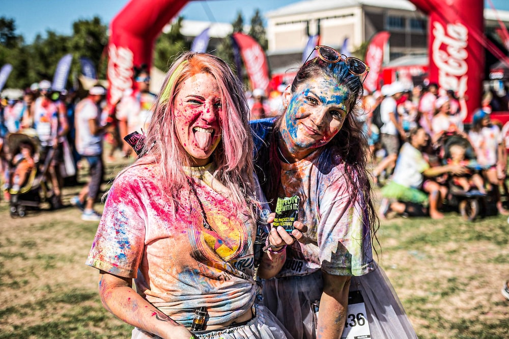 How do you get pink color run out of white clothes?